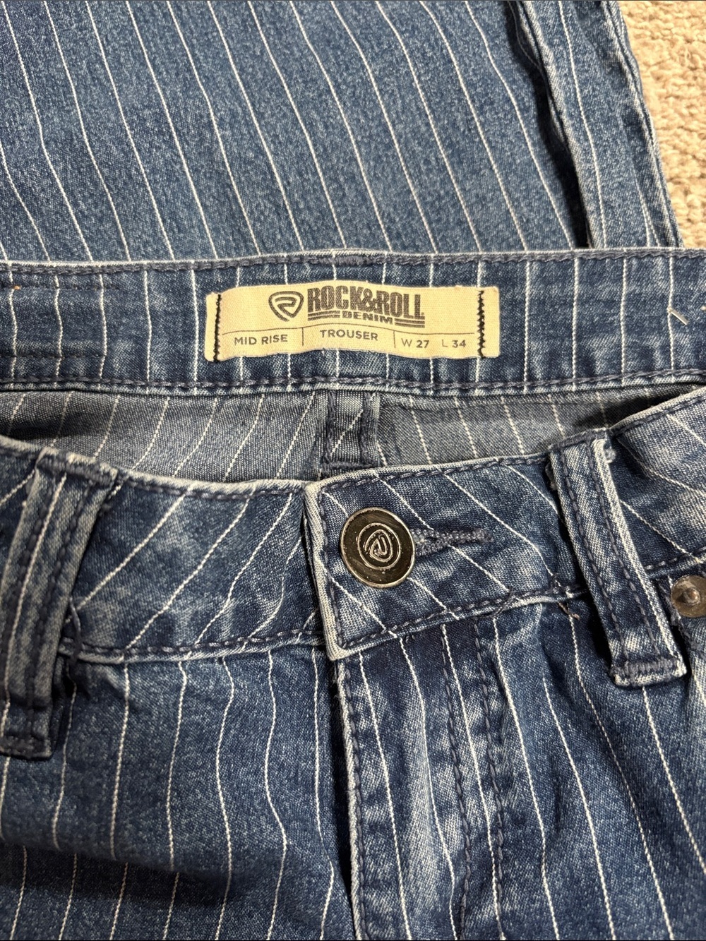 Rock And Roll Mid Rise Trouser Jeans - Picture 2 of 7